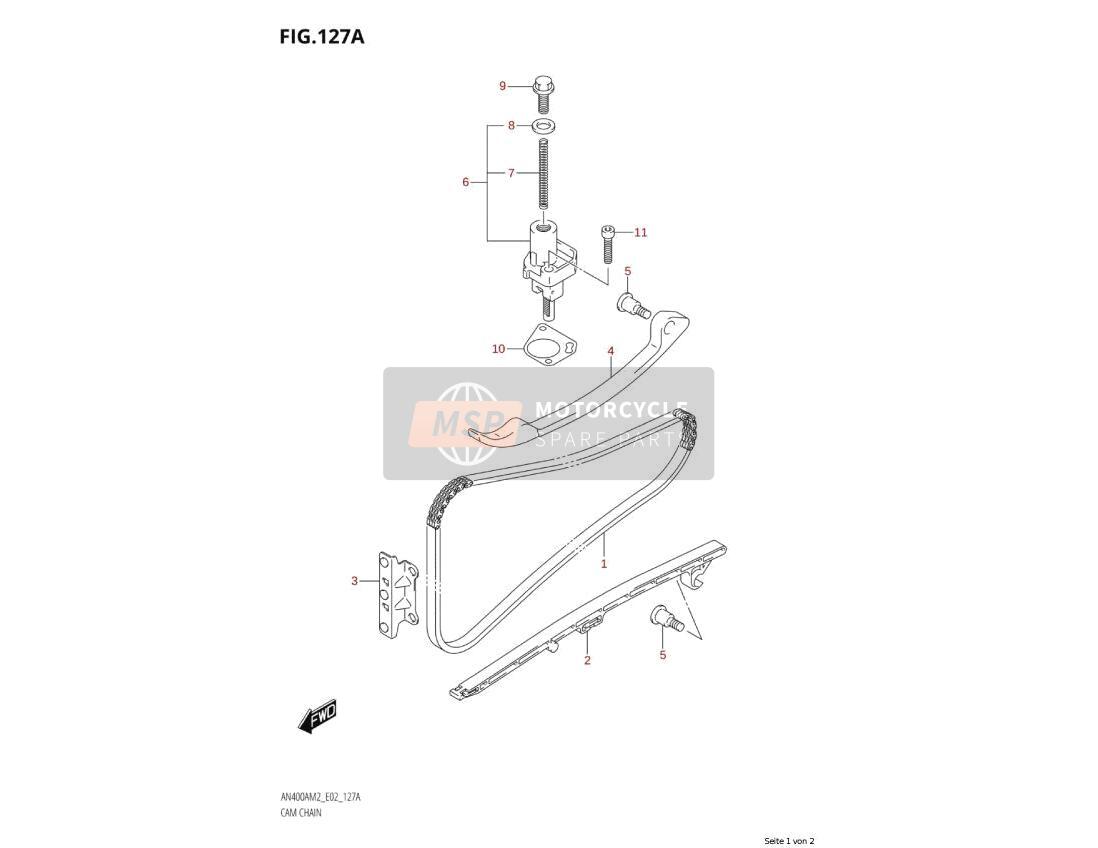 1283727G10, Dichtung, Suzuki, 1